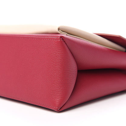 Louis Vuitton Soft Calfskin My Lockme Top Handle Rose Boudoir Lie de Vin Creme 7 of 9