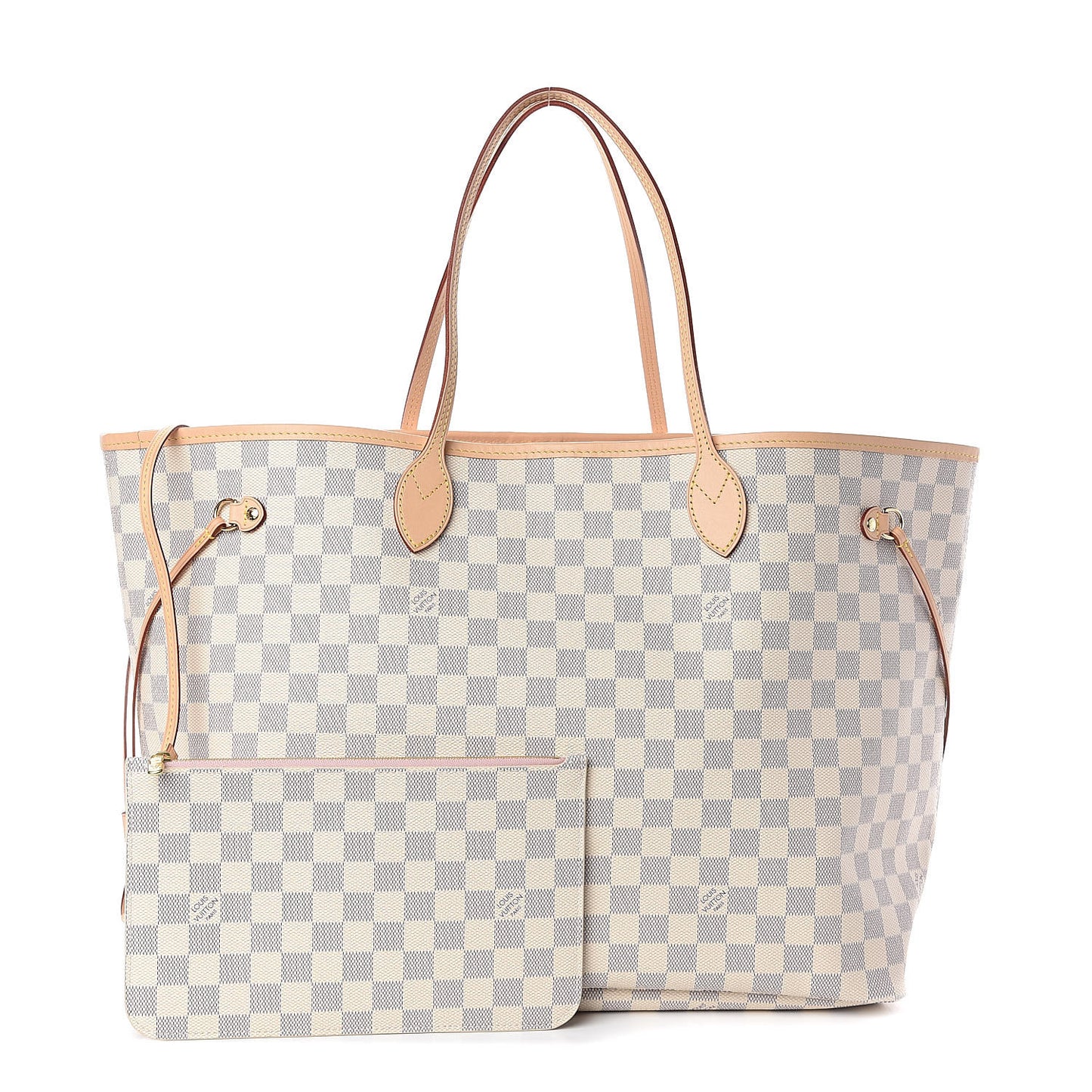 Damier Azur Neo Neverfull GM Rose Ballerine