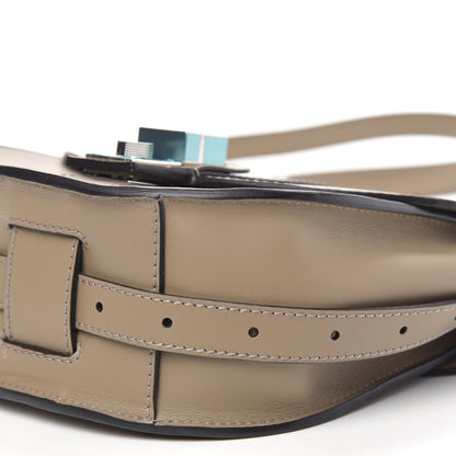 Proenza Schouler Calfskin PS11 Small Saddle Bag Light Taupe 8 of 9