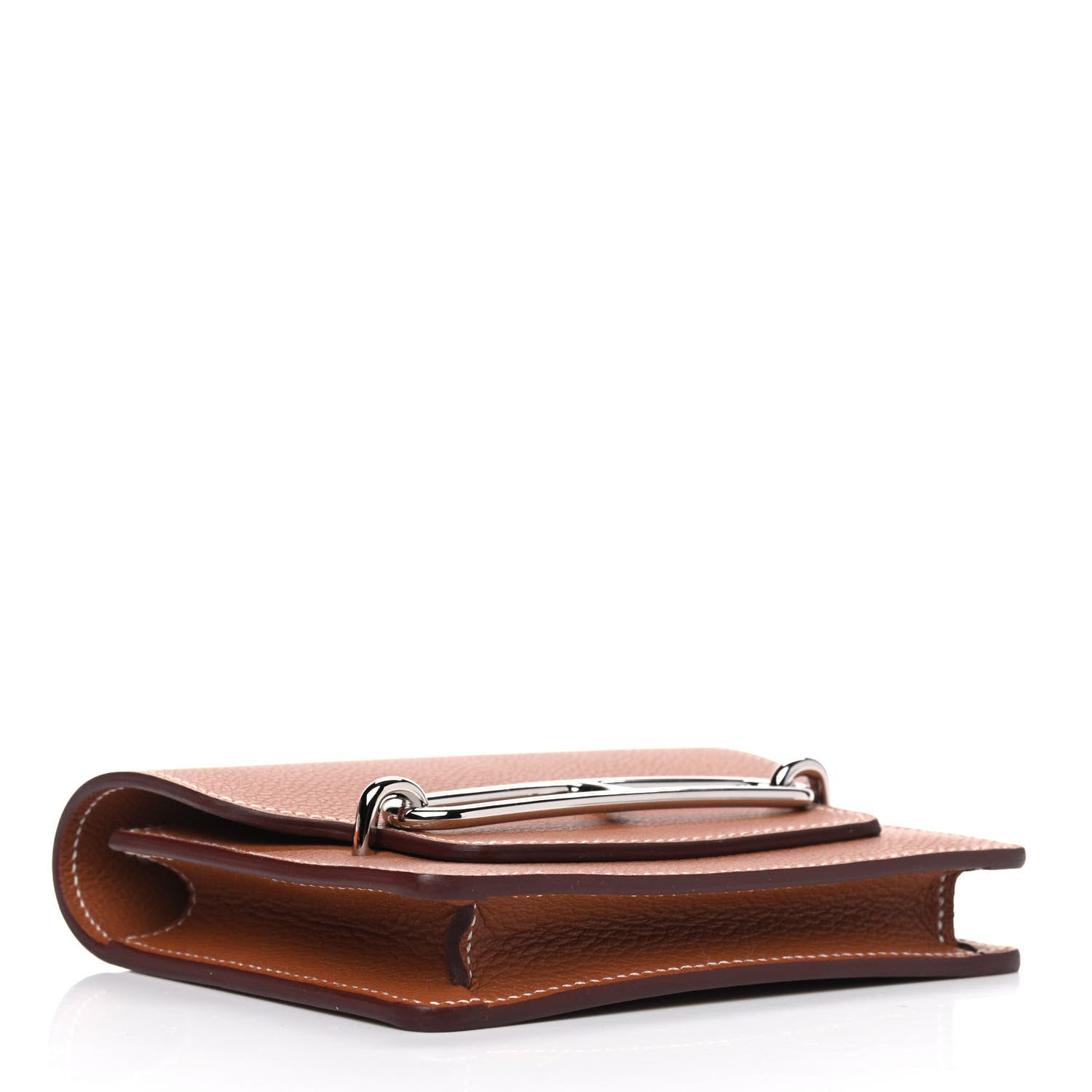 Hermes Evercolor Roulis Slim Wallet Gold 4 of 5