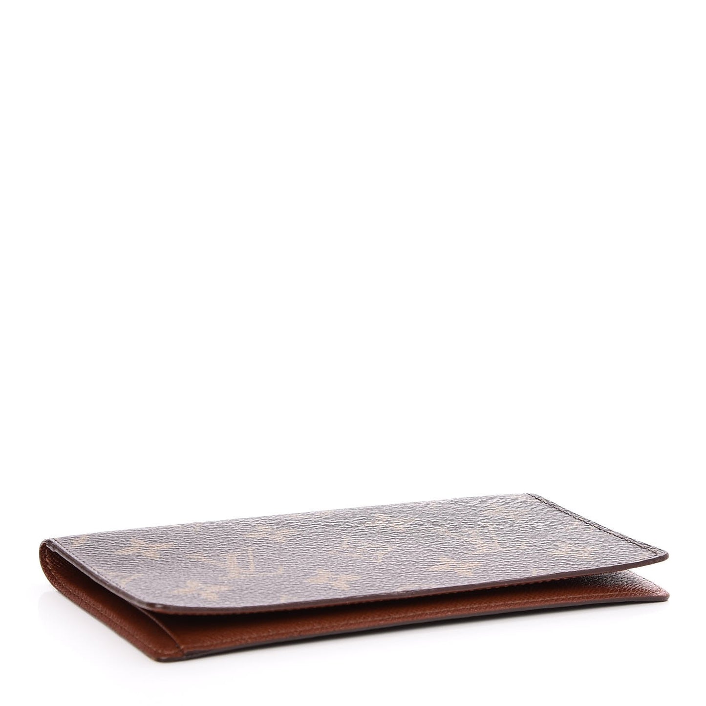 Monogram Simple Checkbook Holder Wallet Cover