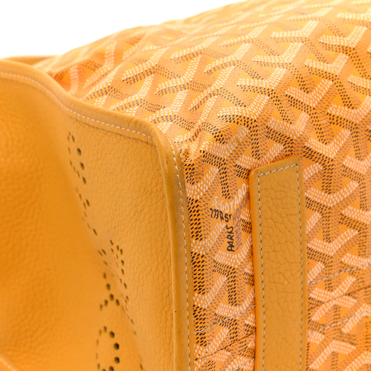 Goyardine Sac Hardy Pet Carrier PM Yellow