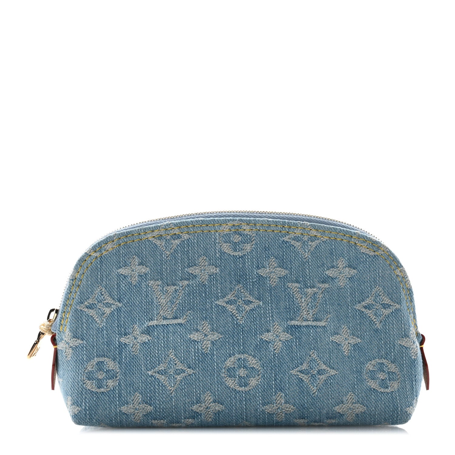 Louis Vuitton Denim Monogram Pochette Cosmetique PM Sky Blue 1 of 7