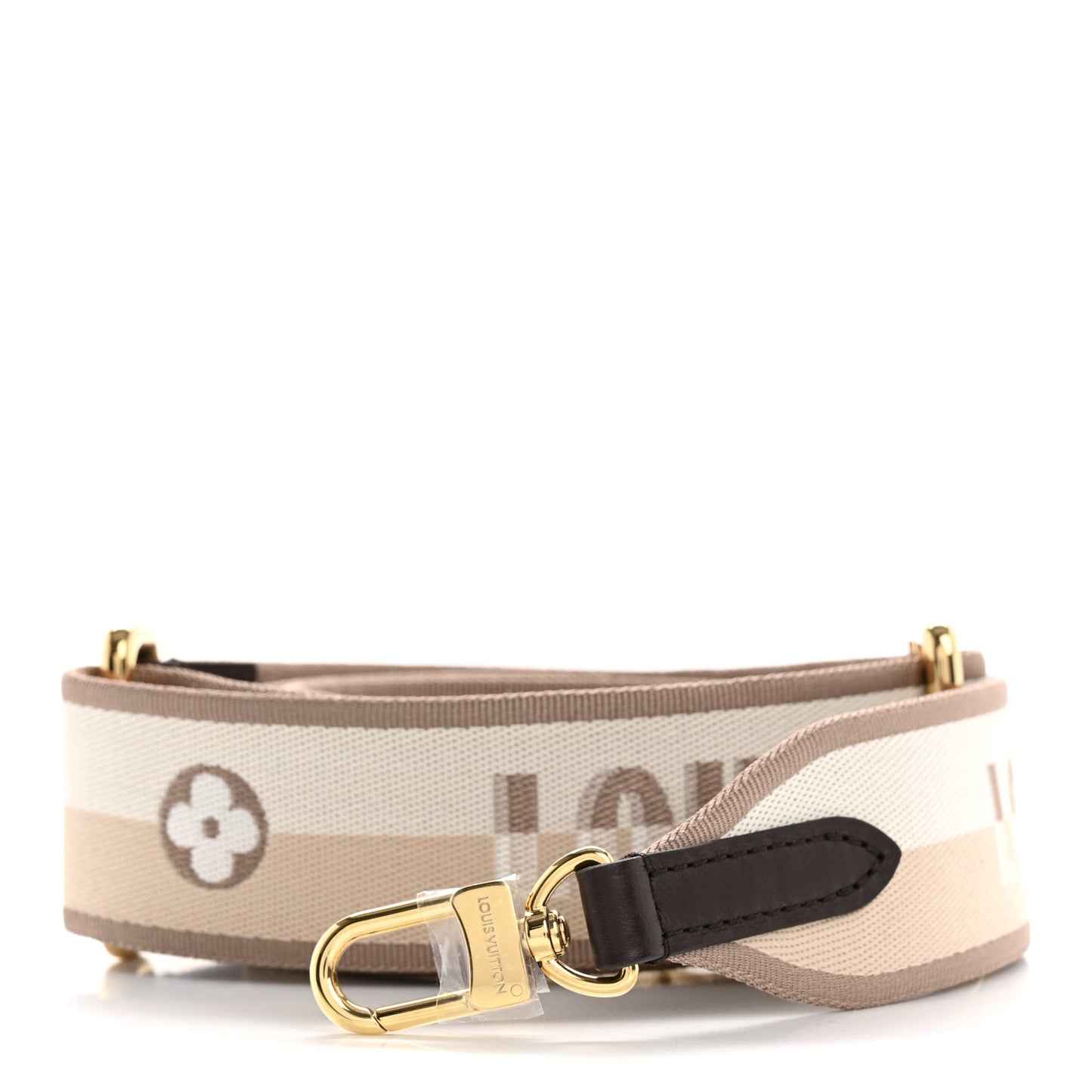 Jacquard Speedy Bandouliere 20 Shoulder Strap Beige Brown