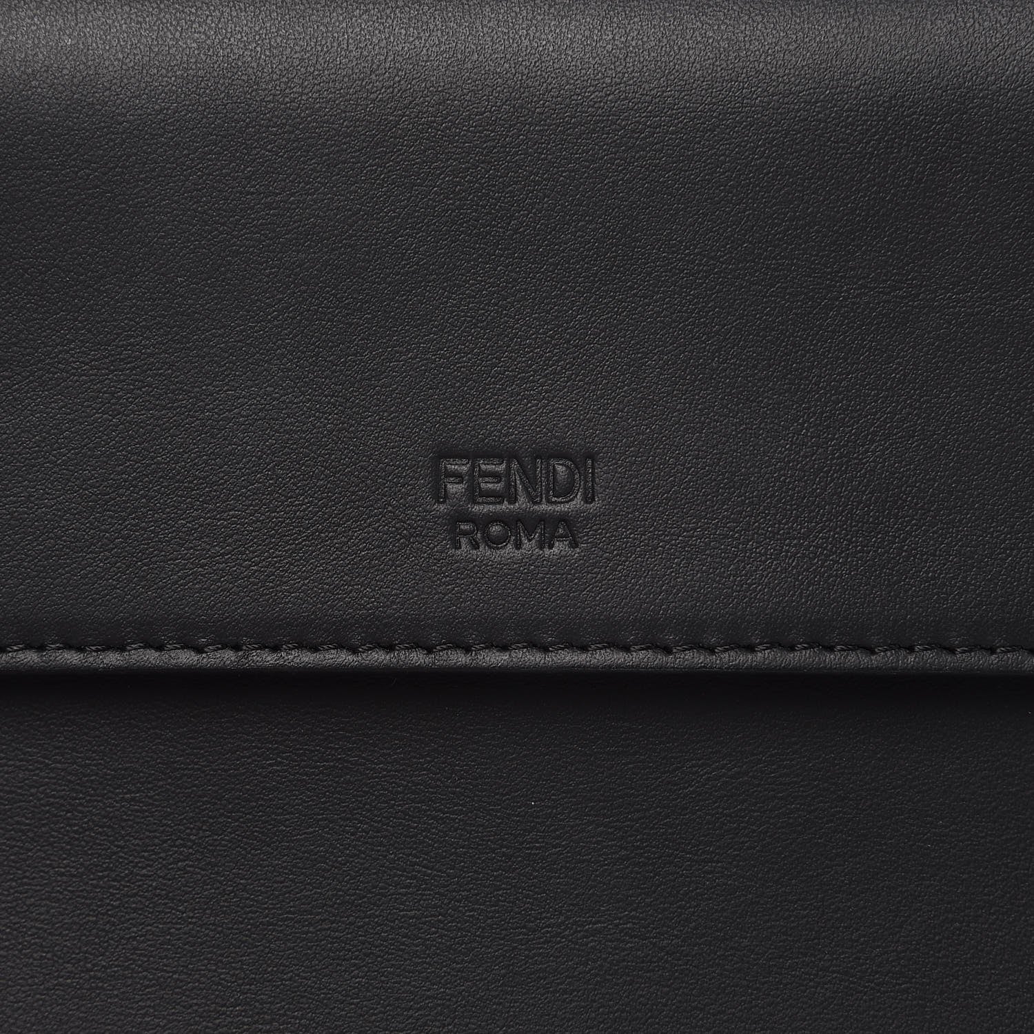 Fendi Vitello Century Opaco F is Fendi Kan I Shoulder Bag Black 7 of 22