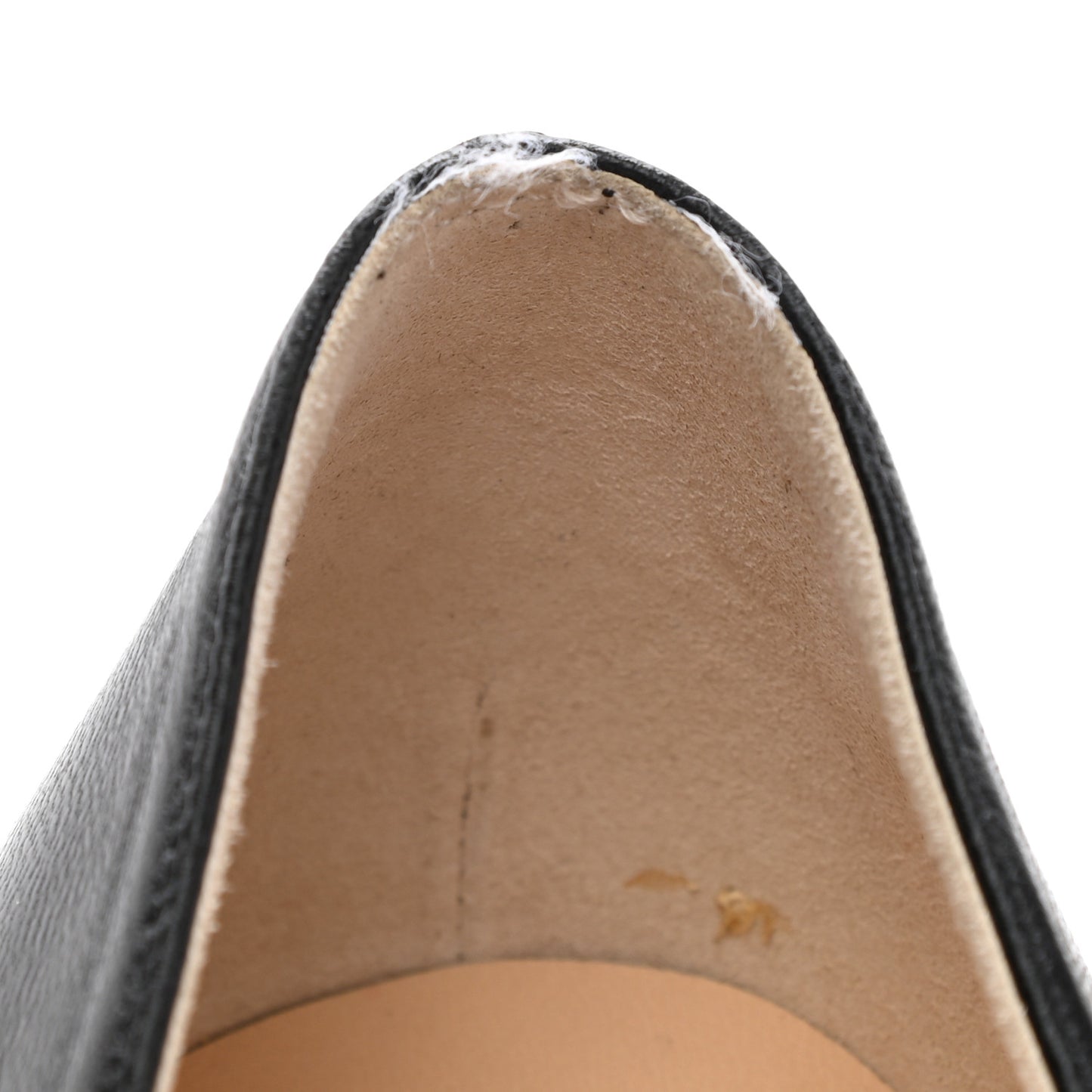 Lambskin CC Cap Toe Platform Pumps 38.5 Black