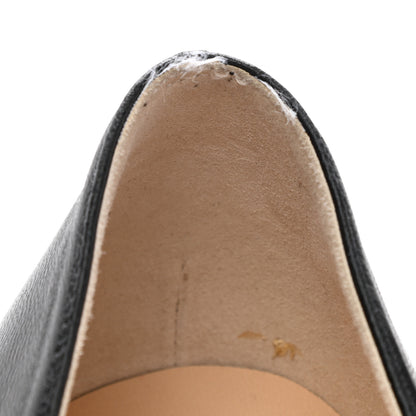 Chanel Lambskin CC Cap Toe Platform Pumps 38.5 Black 9 of 10