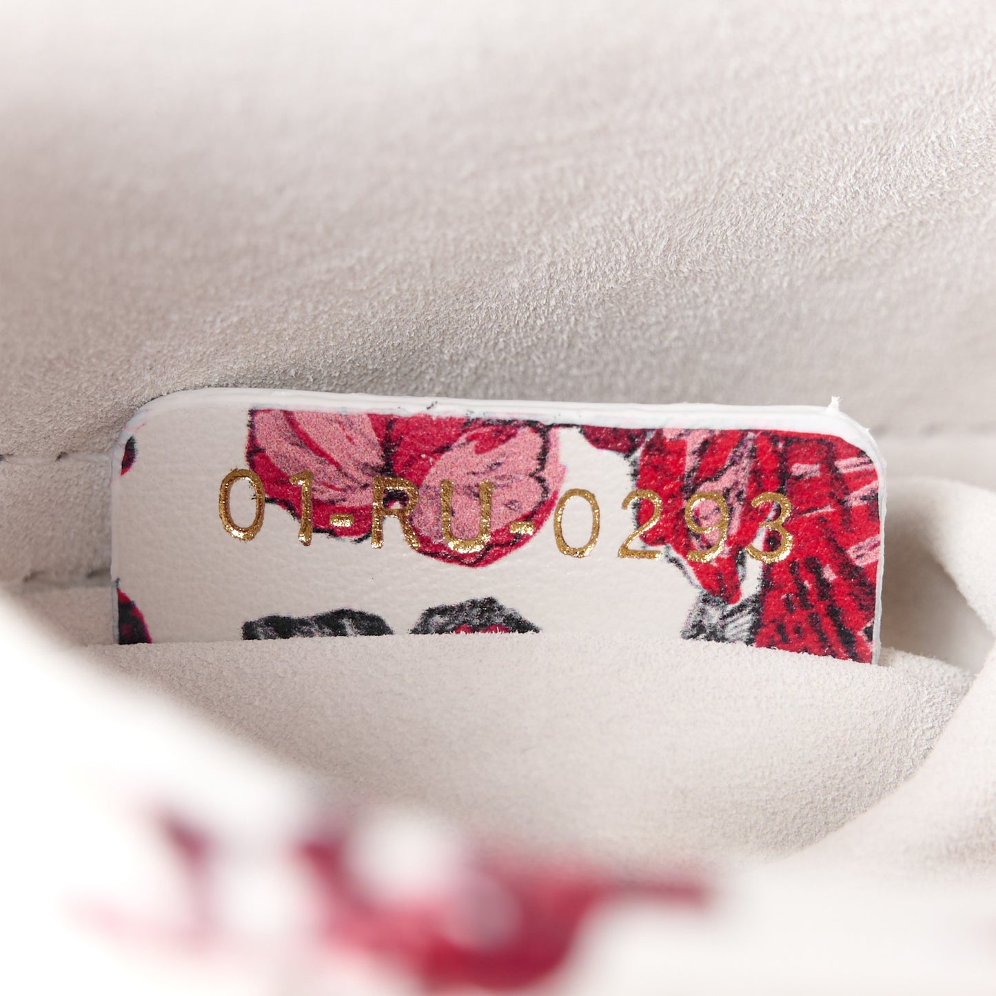 Calfskin Le Coeur Des Papillons Small My ABCDior Lady Dior White Multicolor