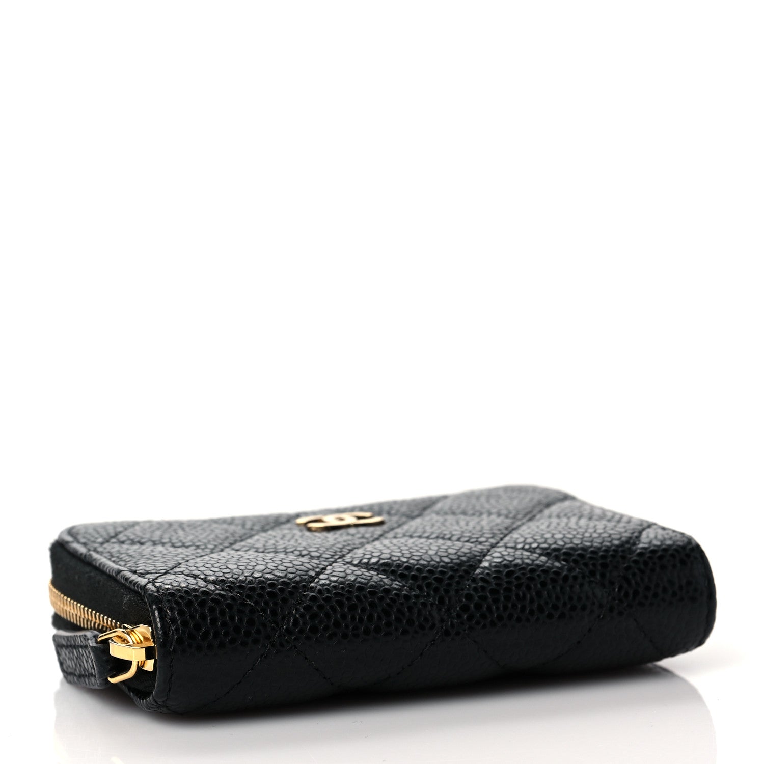 Chanel Caviar Quilted Classic Zipped Coin Purse Black 4 of 10