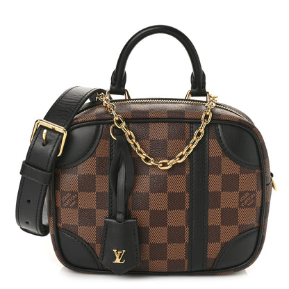Louis Vuitton Damier Ebene Valisette Souple BB Black 1 of 7