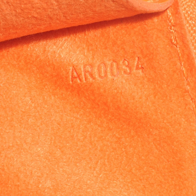 Epi Pochette Accessories 21 Bag Mandarin