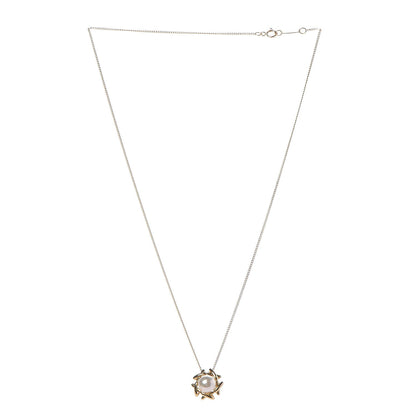 Tiffany 18K Yellow Gold Pearl Pendant Necklace 3 of 7