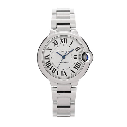 Cartier Stainless Steel 33mm Ballon Bleu De Cartier Automatic Watch 1 of 5