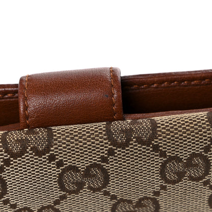 Gucci Monogram New Britt Continental Snap Wallet Dark Brown 23 of 23