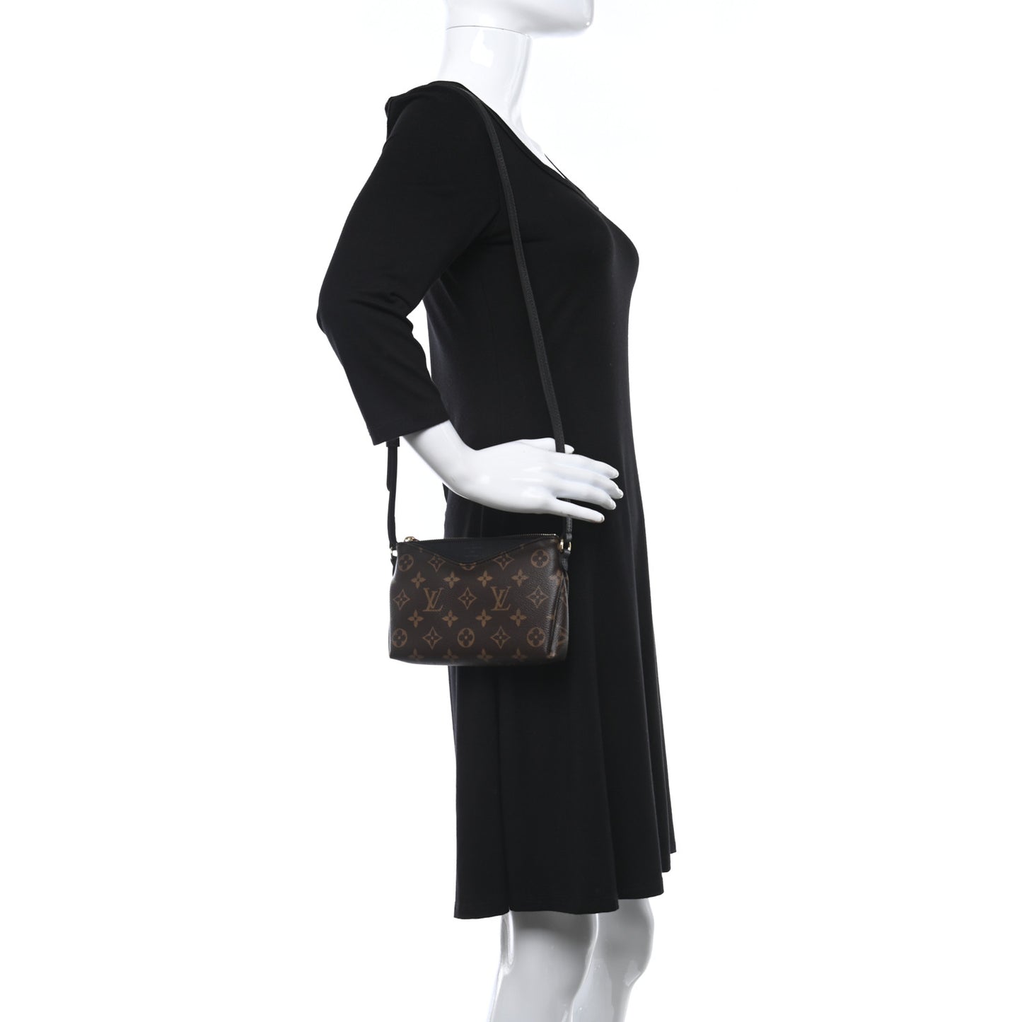 Monogram Pallas Crossbody Black