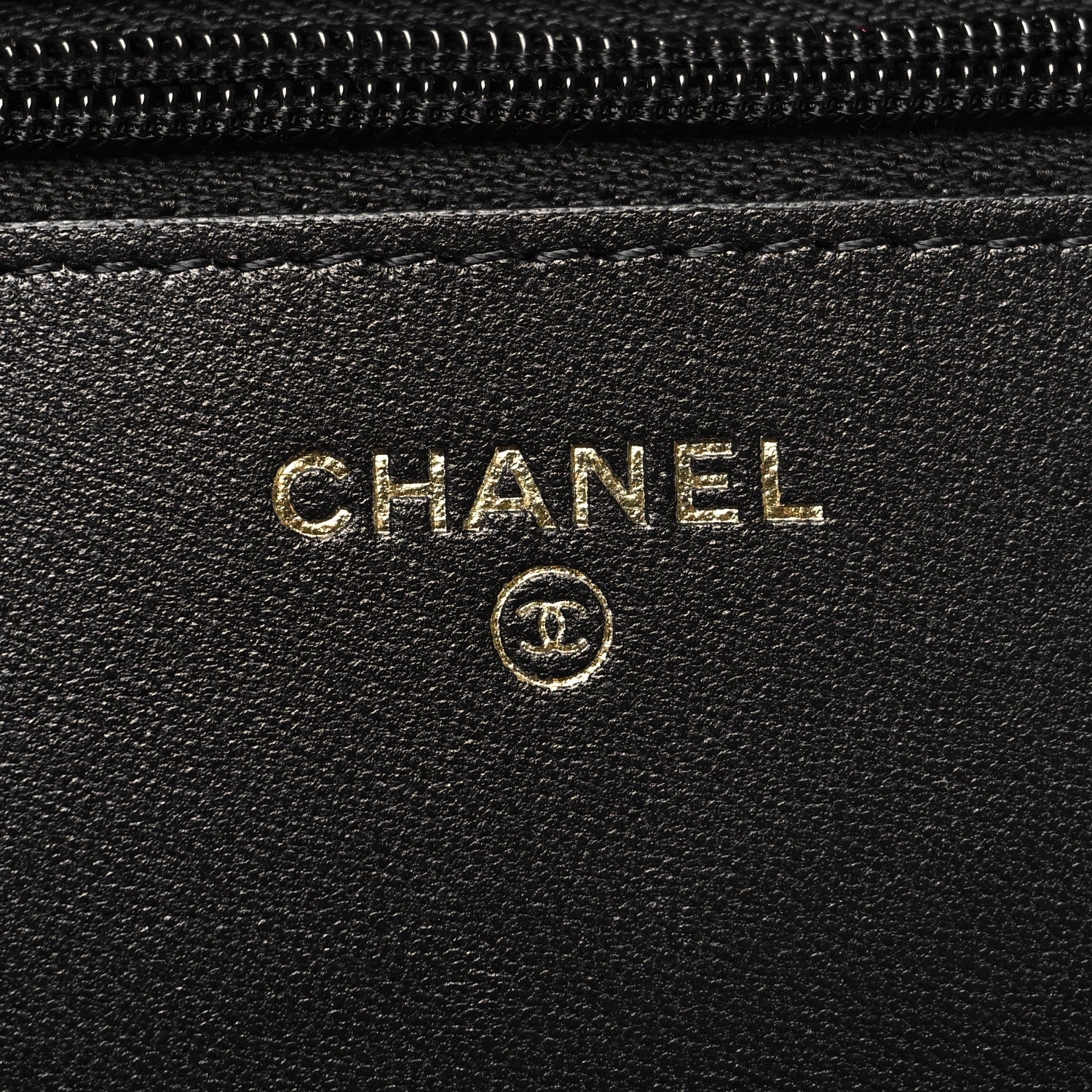 Chanel Lambskin Quilted Wallet On Chain WOC Black 6 of 11