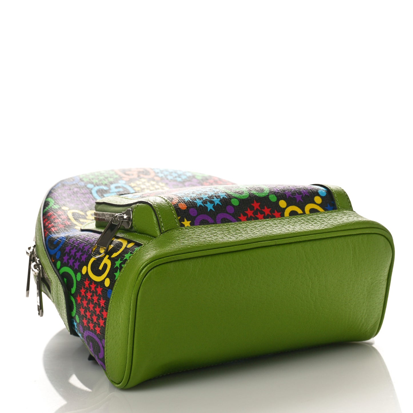 GG Supreme Monogram Psychedelic Small Day Backpack Green Multicolor
