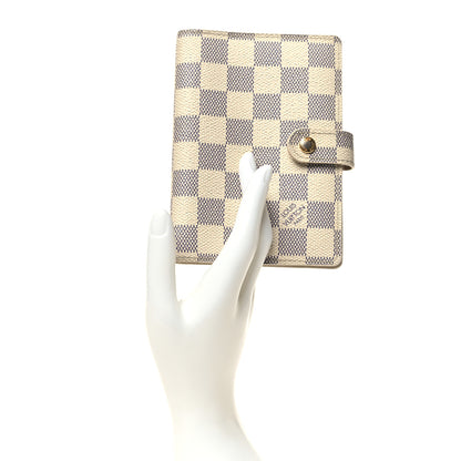 Louis Vuitton Damier Azur Small Ring Agenda Cover 2 of 7