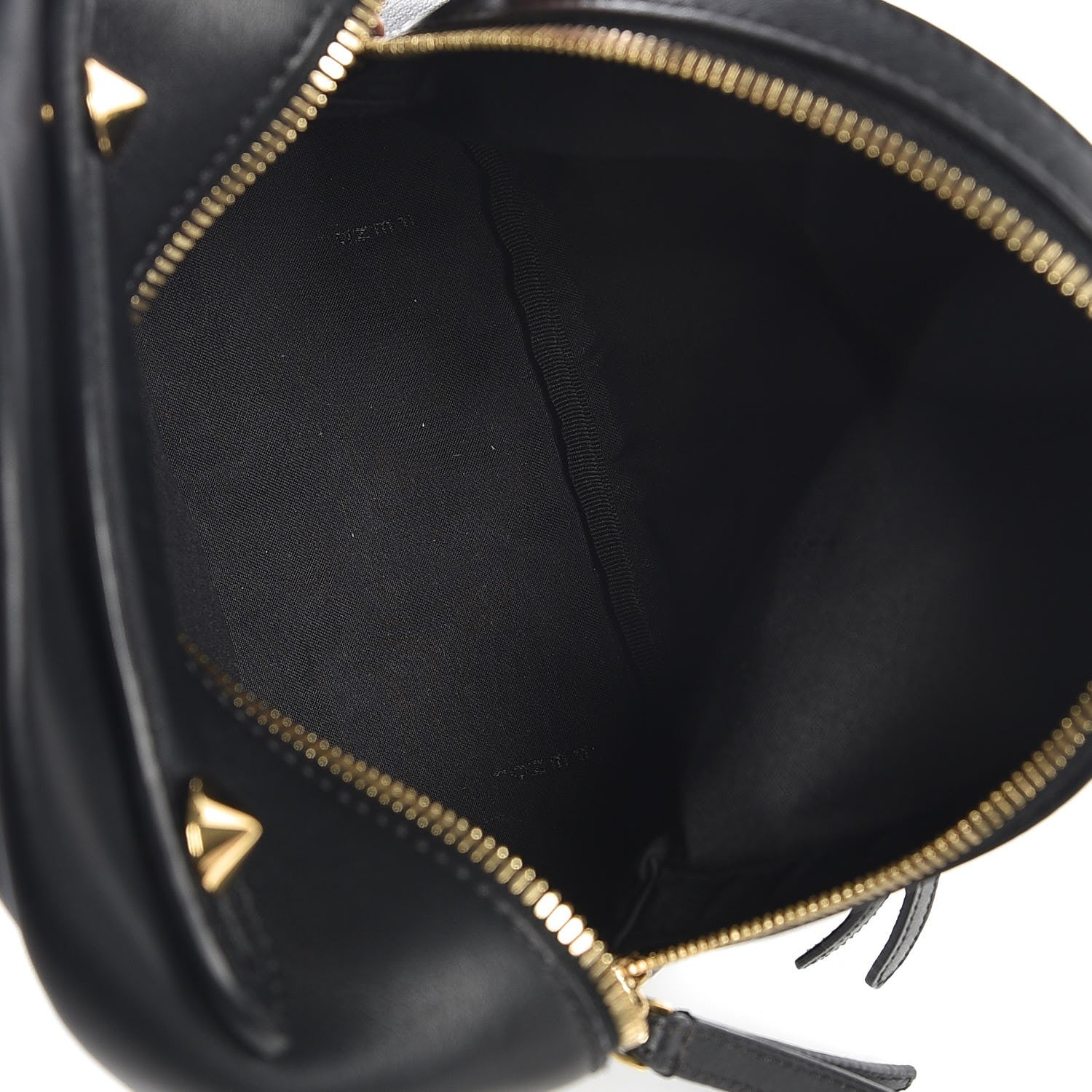 Fendi Vitello Dolce Studded Mini Backpack Black 5 of 8