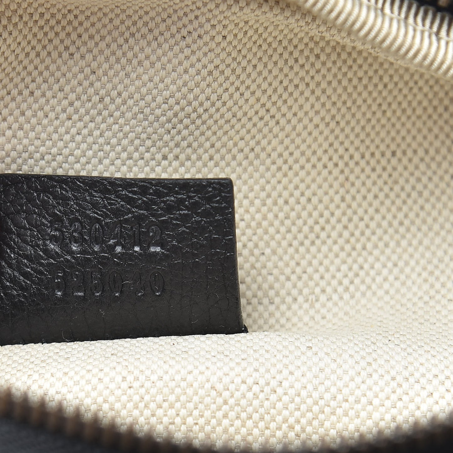 Grained Calfskin Logo Belt Bag Black