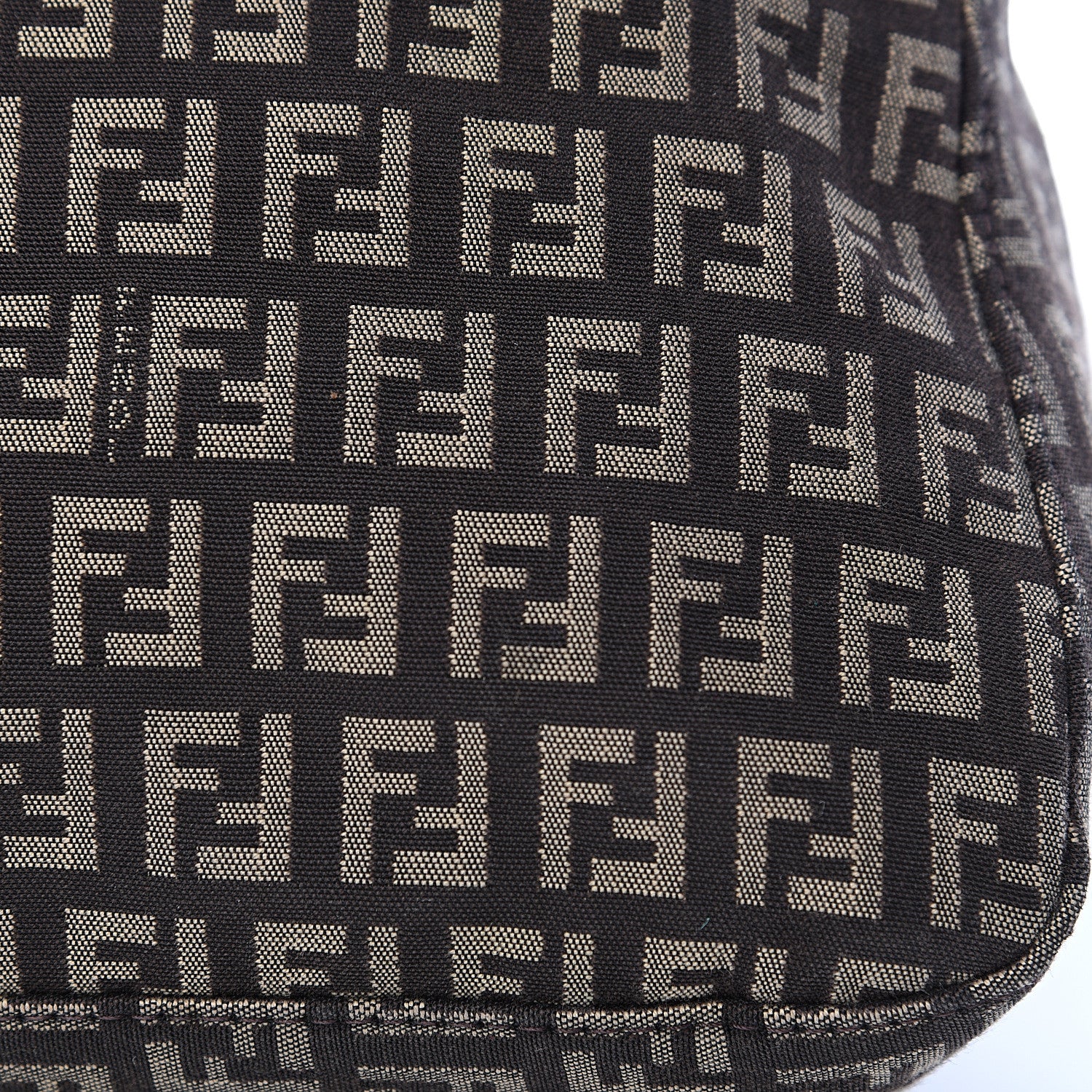 Fendi Zucchino Vitello Mama Baguette Testa di Moro Beige 11 of 11