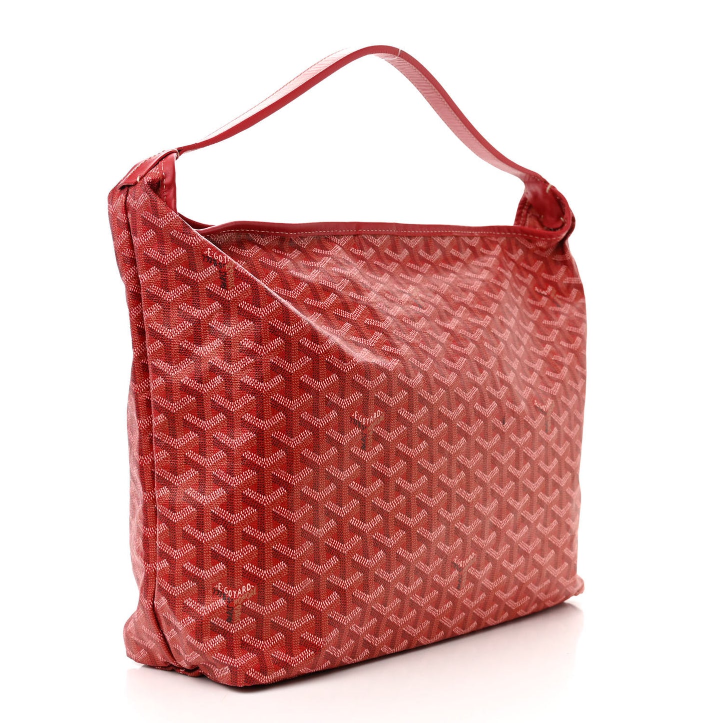 Goyardine Fidji Zip Hobo Red