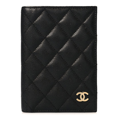 Chanel Caviar Quilted Passport Holder Black 1 of 8