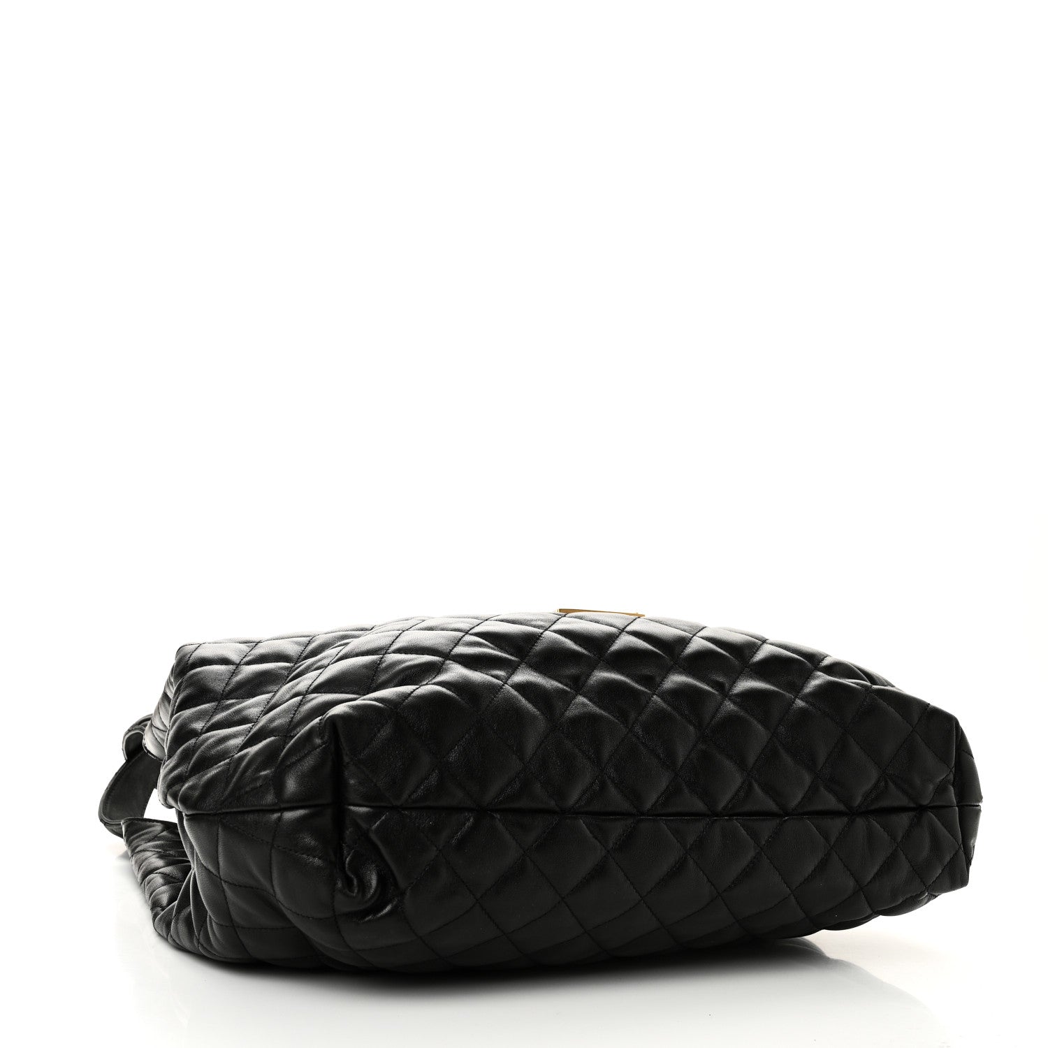 Saint Laurent Lambskin Quilted Maxi Icare Shopping Tote Black 5 of 10