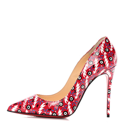 Christian Louboutin Patent Ginzana Pigalle Follies 100 Pumps 37 Loubi 1 of 11