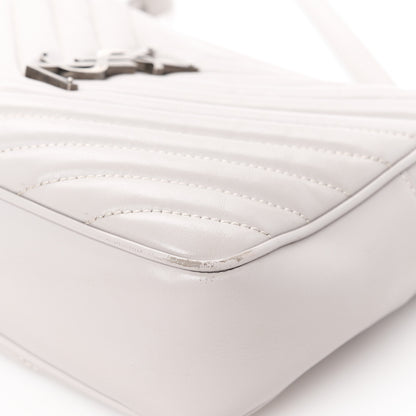 Saint Laurent Calfskin Matelasse Monogram Lou Camera Bag Granite 11 of 14