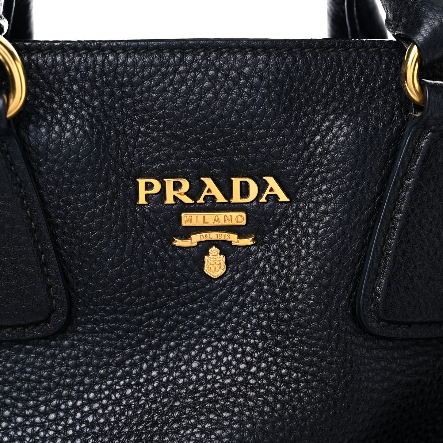 Vitello Daino Tote Black
