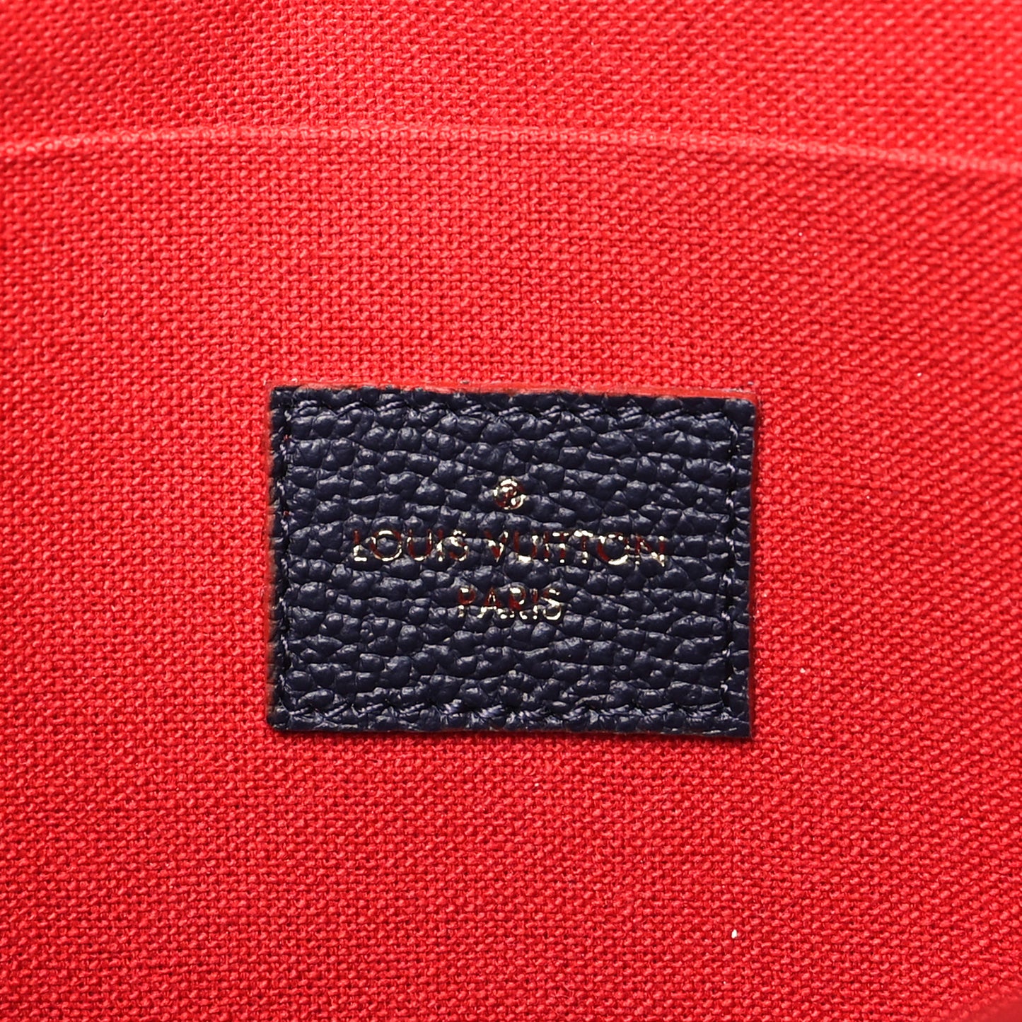Empreinte Pochette Felicie Chain Wallet Marine Rouge