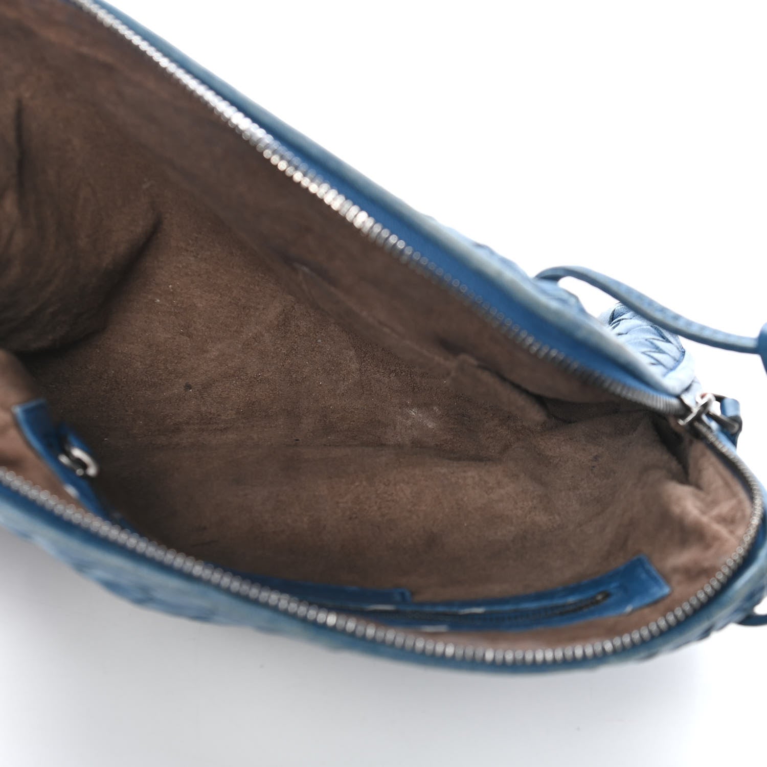 Bottega Veneta Nappa Intrecciato Nodini Bag Petrol Blue 4 of 10