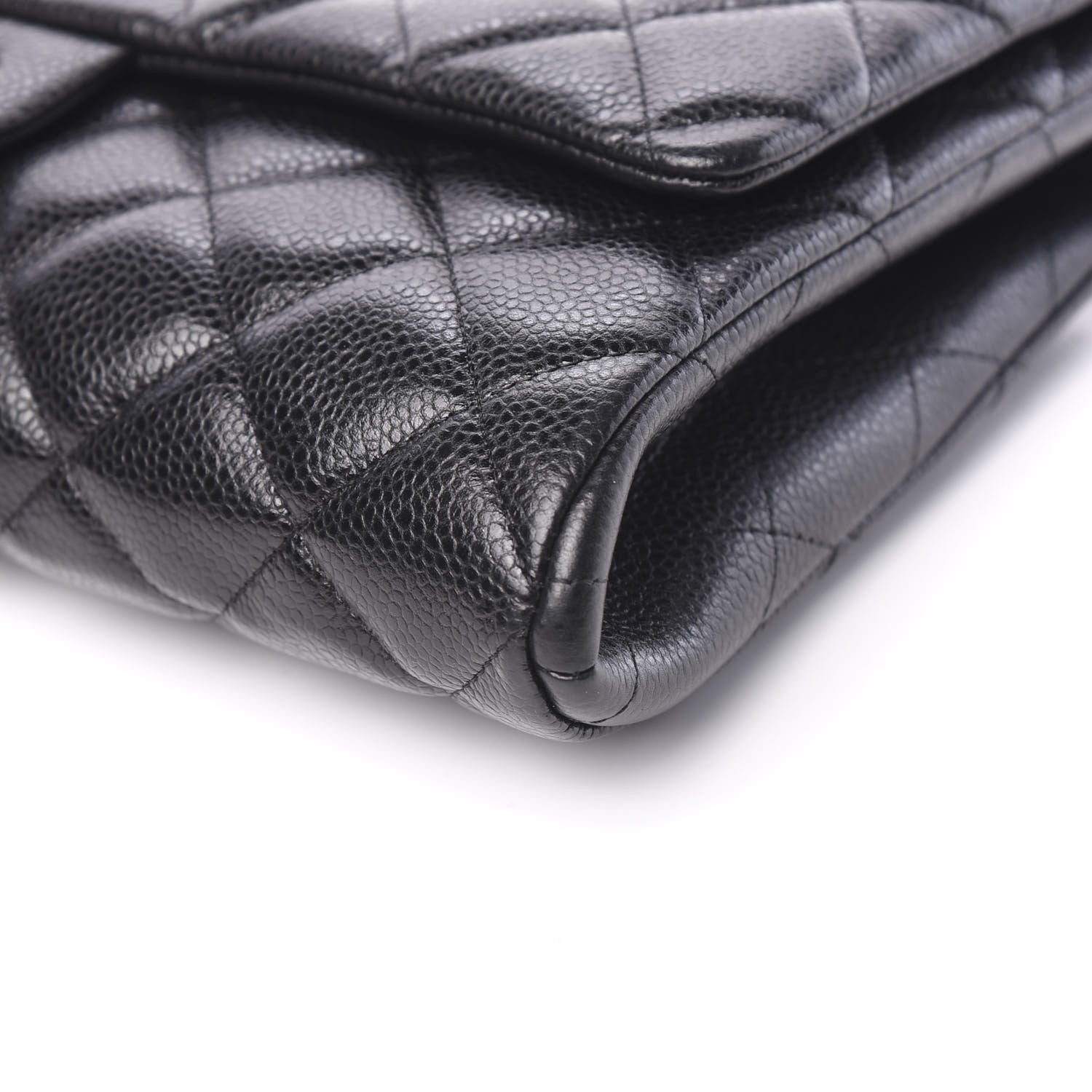 Chanel Caviar Quilted Clutch With Chain Flap Black 8 of 10