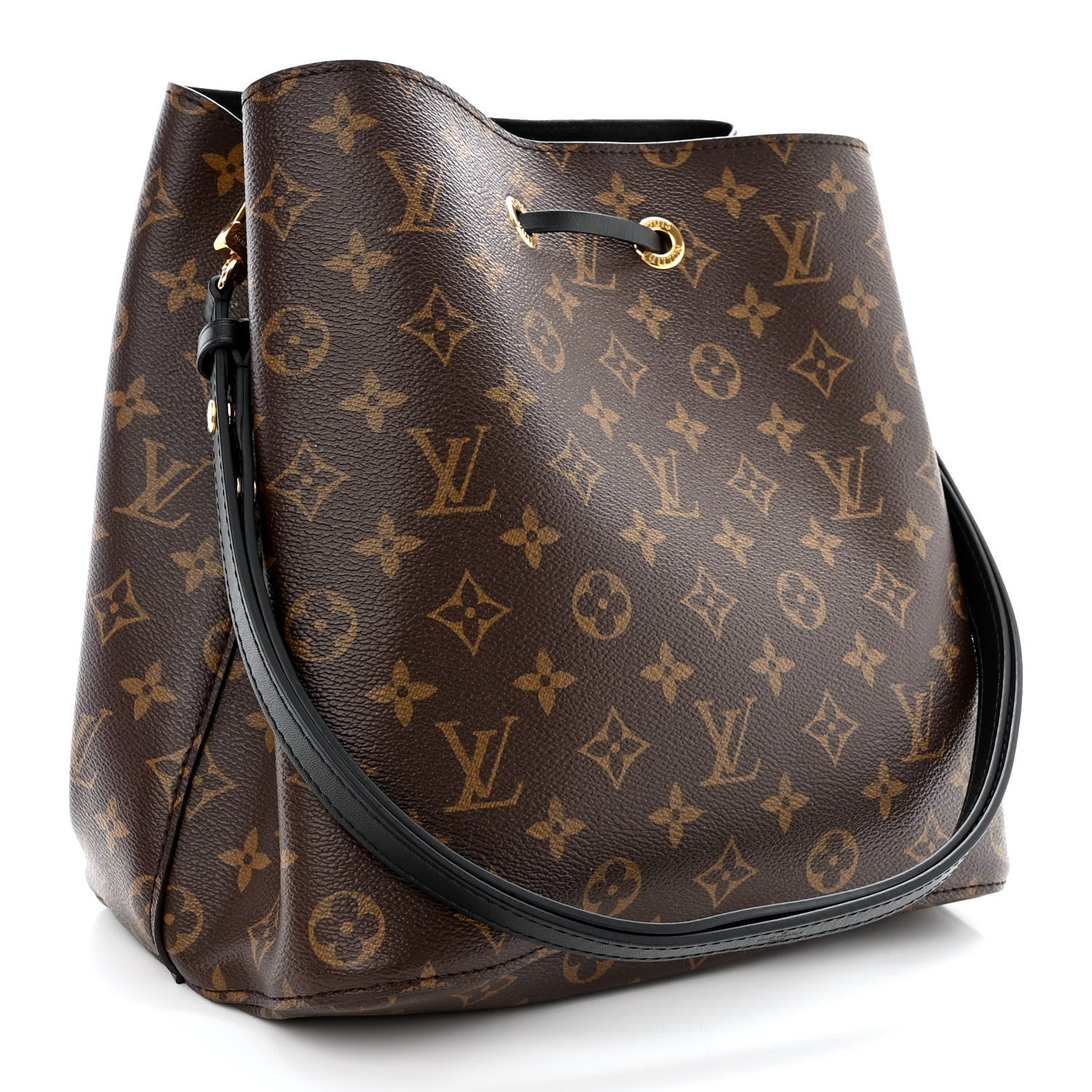 Louis Vuitton Monogram Neonoe MM Black 3 of 9