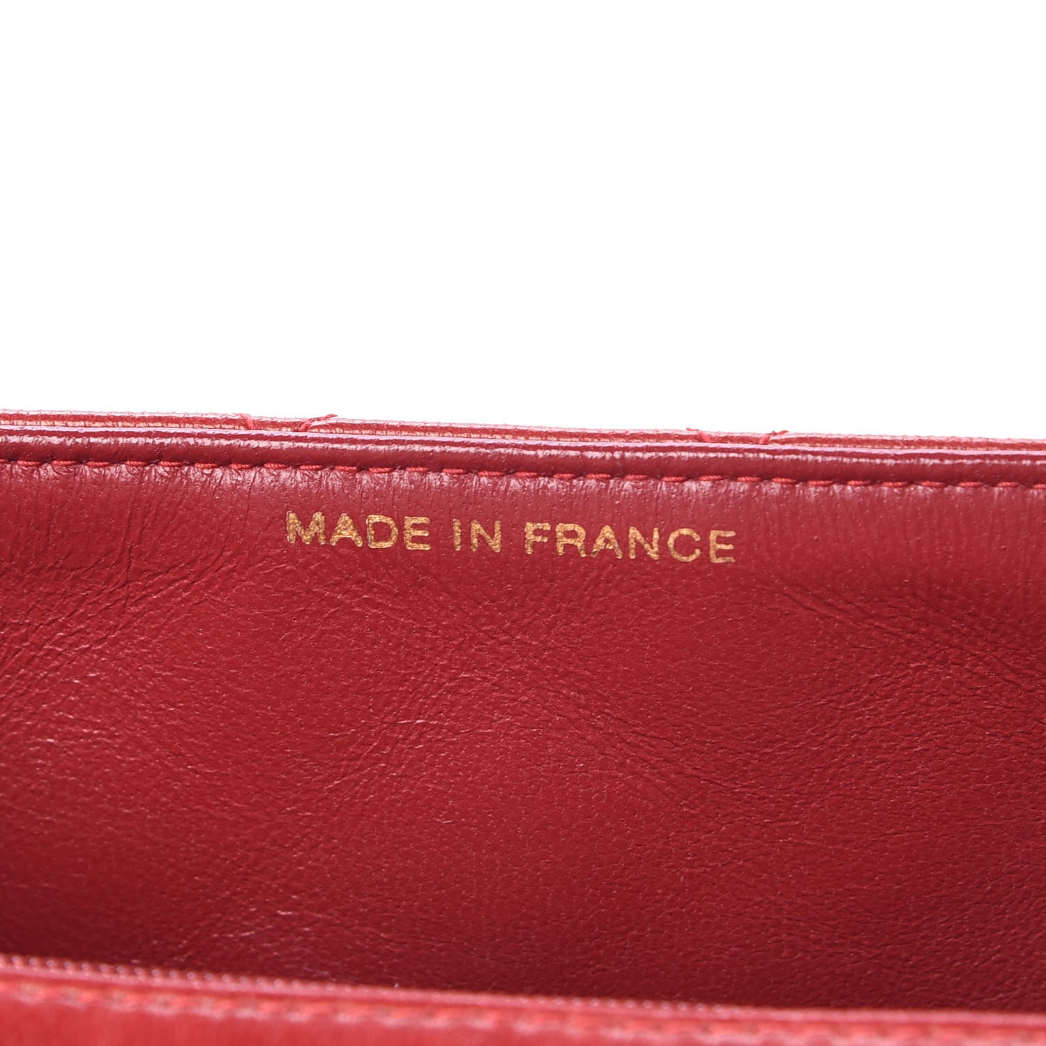 Chanel Lambskin Quilted Mini Square Flap Red 7 of 16
