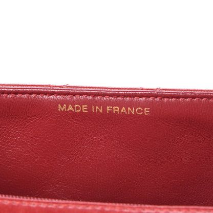 Chanel Lambskin Quilted Mini Square Flap Red 7 of 16