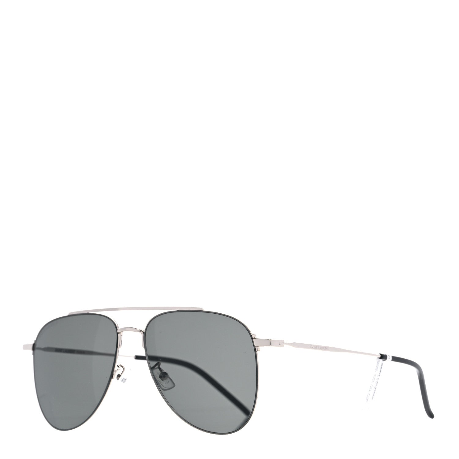 Saint Laurent Aviator Classic 11 Sunglasses Silver 1 of 6
