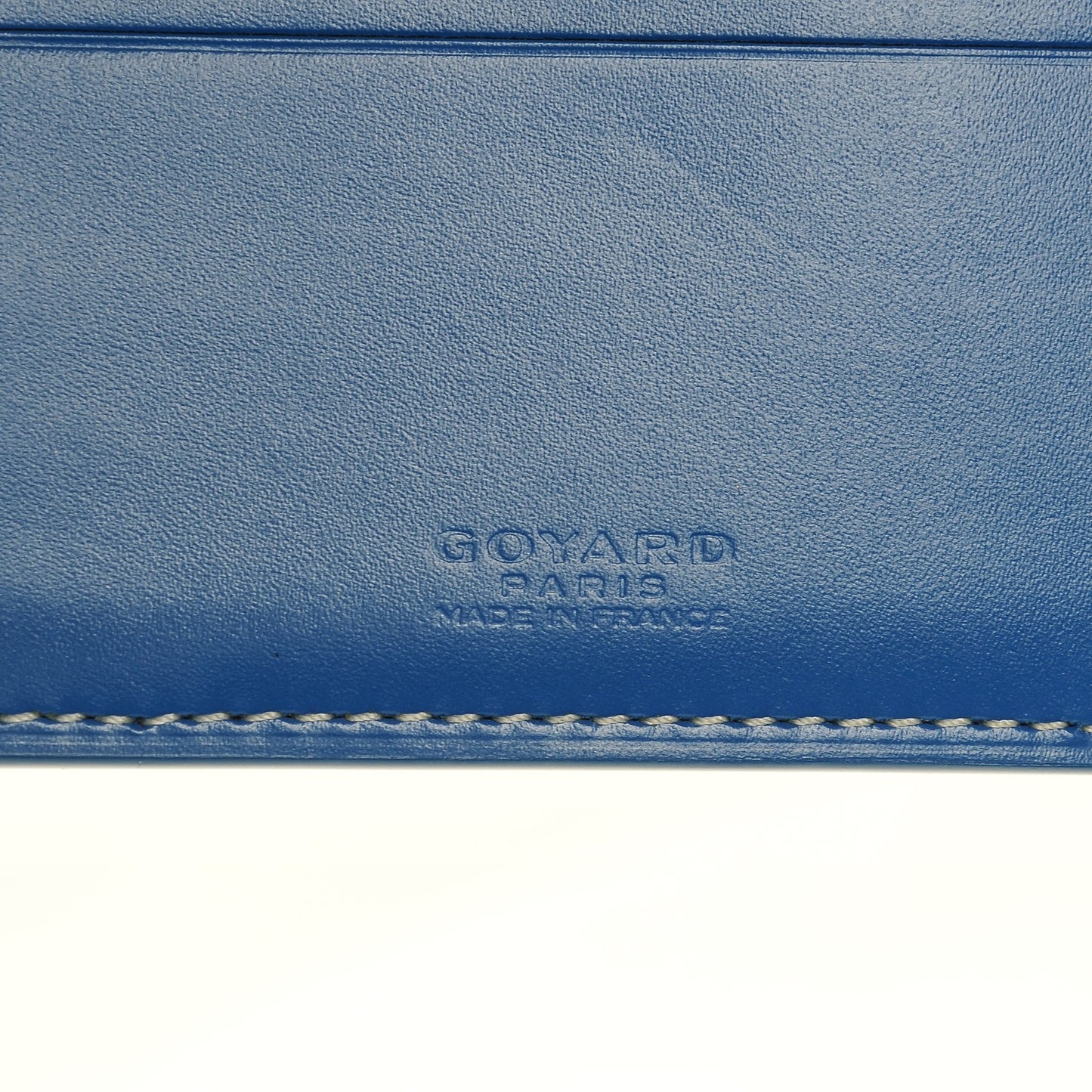 Goyardine Bi-Fold Victoire PM Wallet Sky Blue