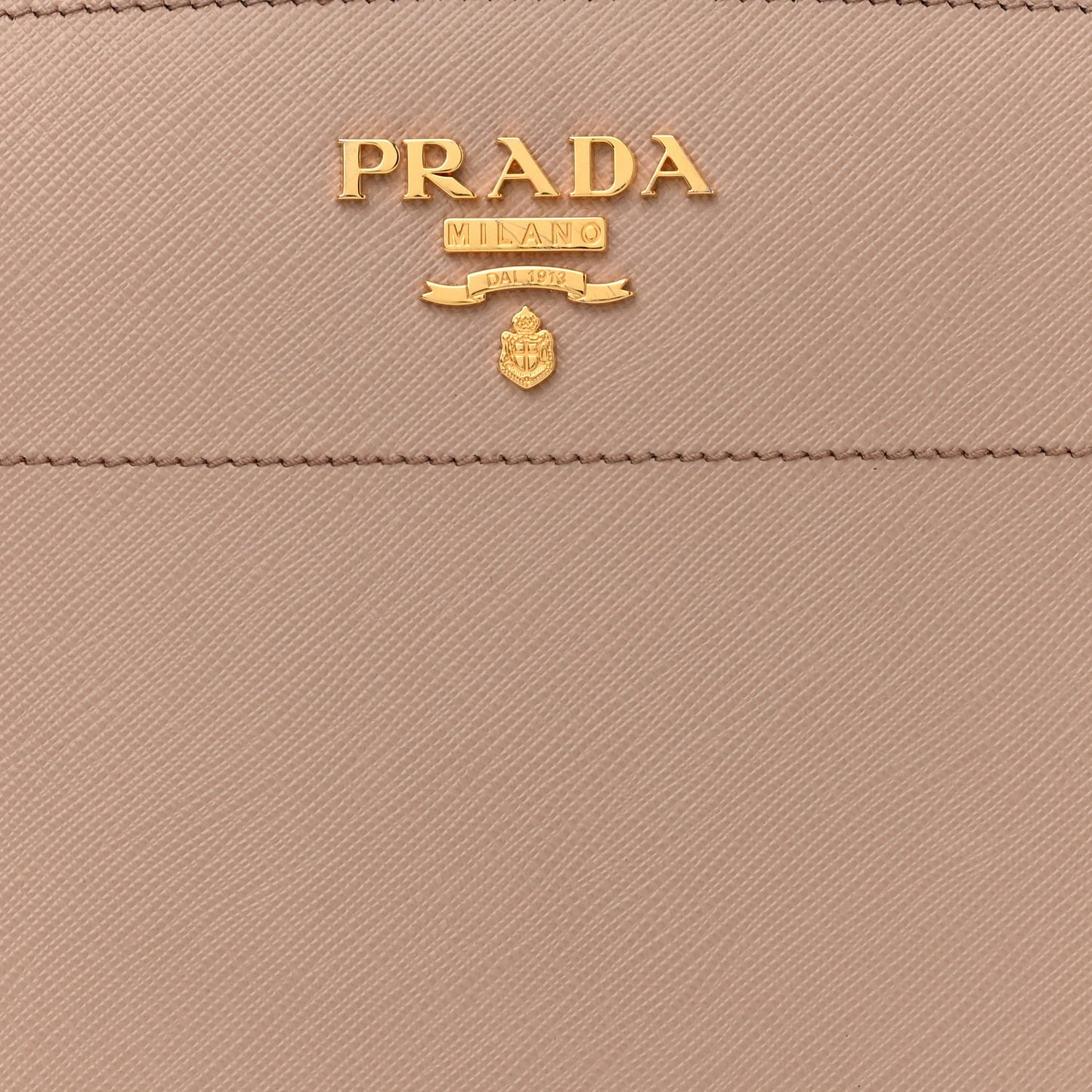Saffiano City Calfskin Esplanade Crossbody Bag Cipria