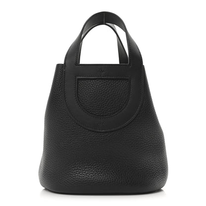 Hermes Taurillon Clemence Swift In-The-Loop 18 Bag Black 1 of 10