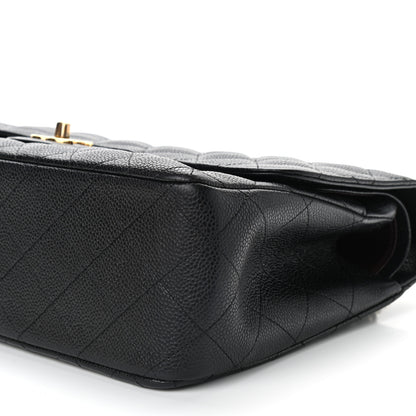 Chanel Caviar Quilted Jumbo Double Flap Black 8 of 8