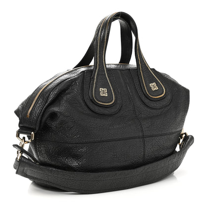 Givenchy Pebbled Lambskin Zip Animation Medium Nightingale Black 2 of 9