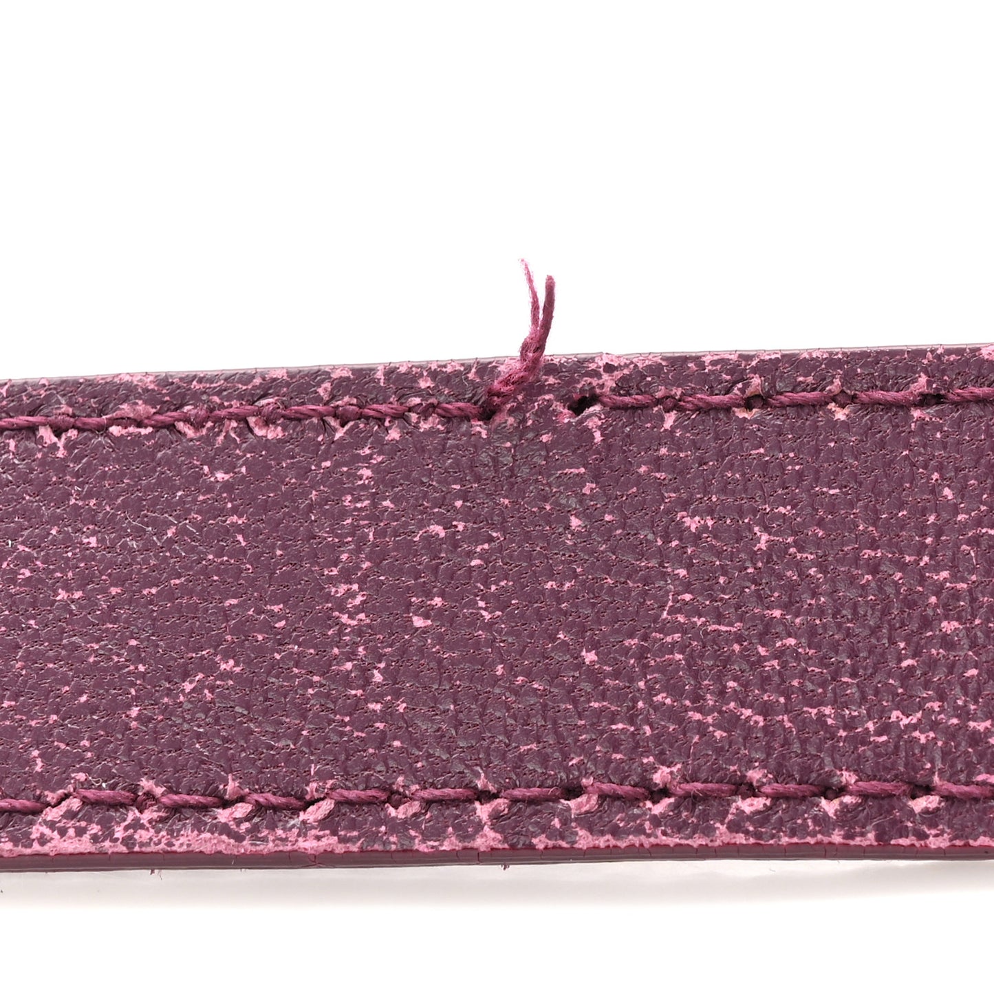 Calfskin Crocodile Embossed Giant 12 Gold Hardware Mini City Violet Prune