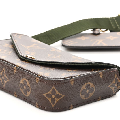 Louis Vuitton Monogram Felicie Strap & Go Kaki 9 of 10