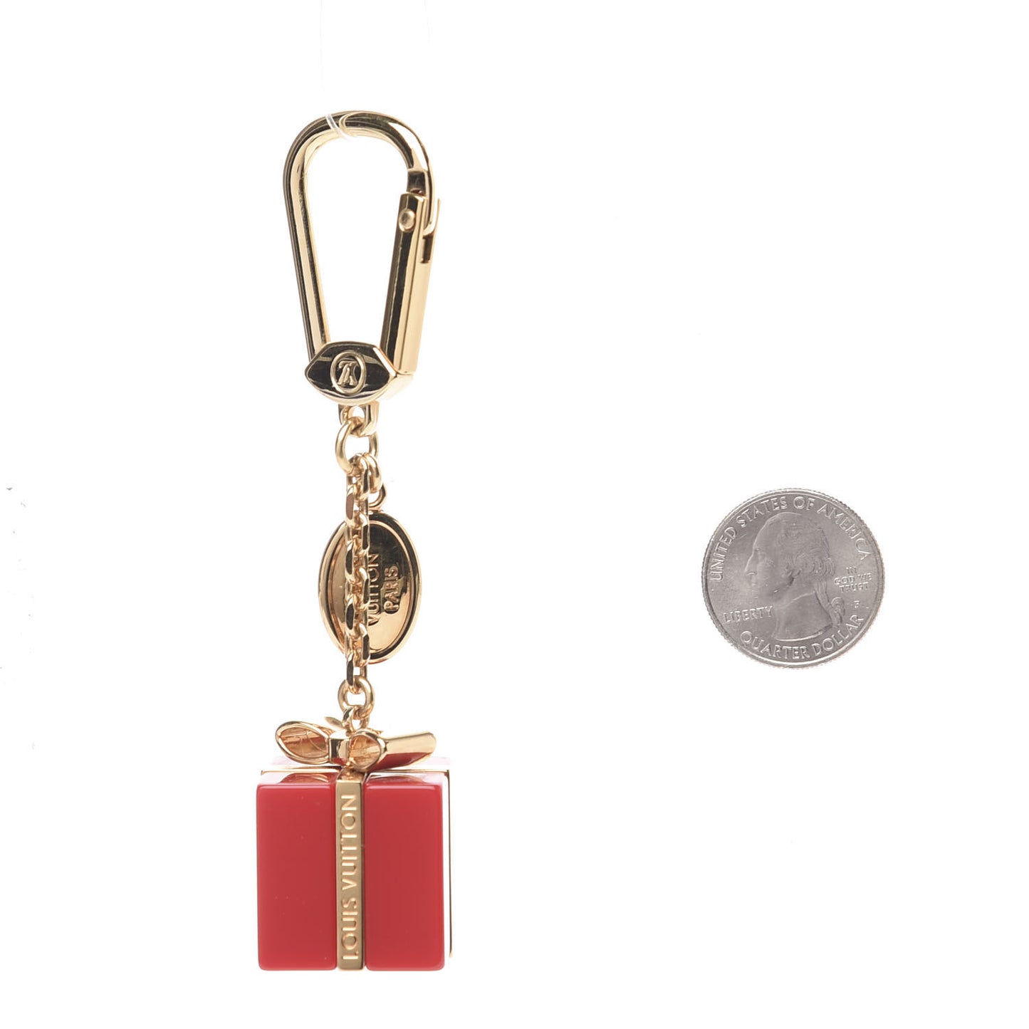 Gift Box Charm Key Ring