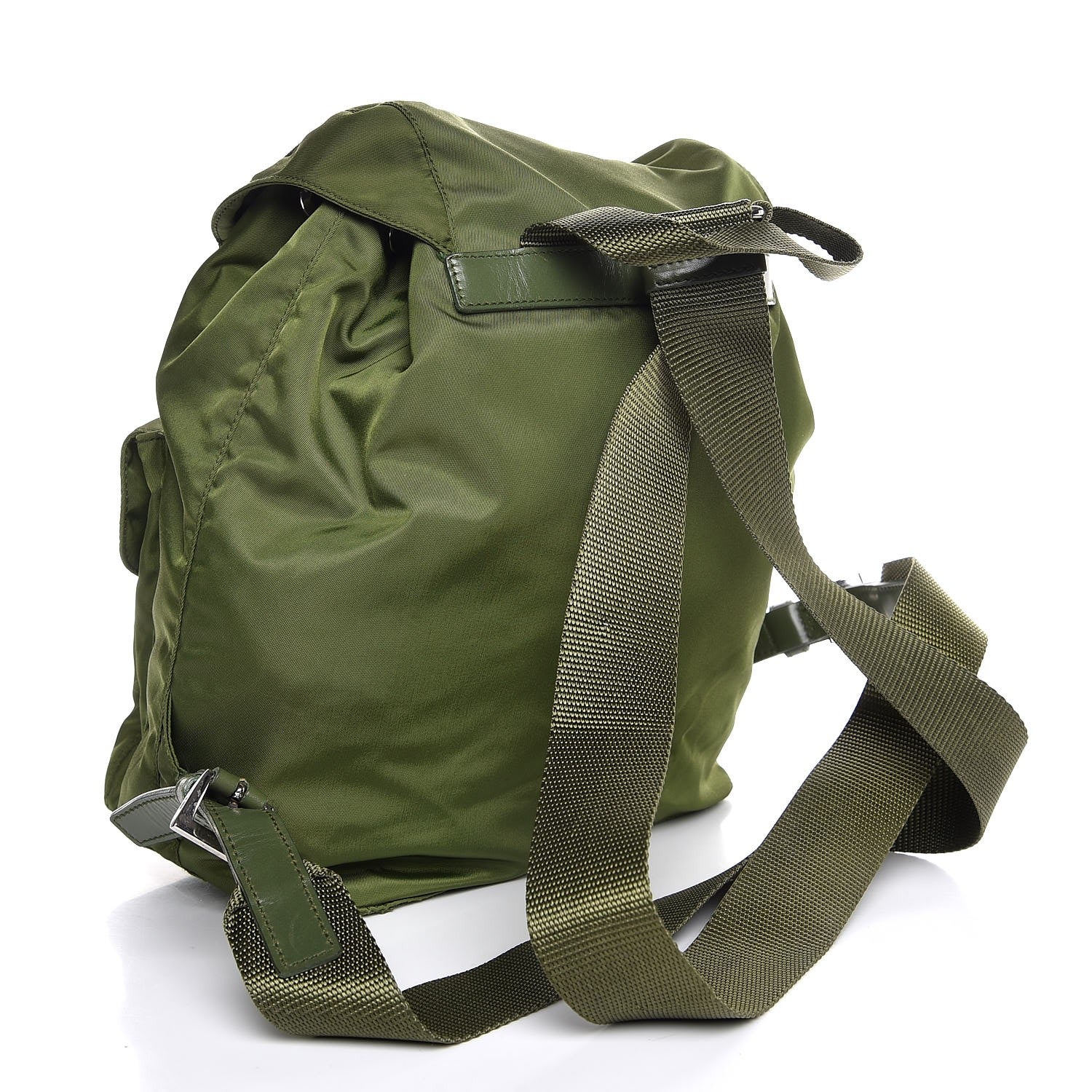 Prada Nylon Vela Small Backpack Army 4 of 8