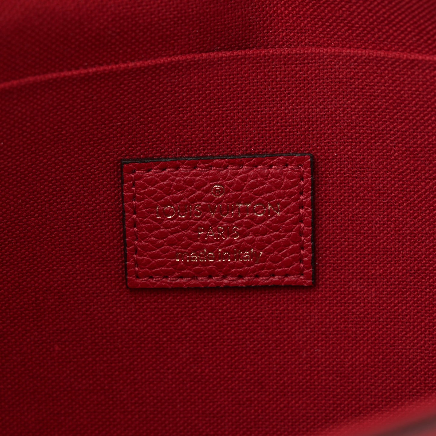Empreinte Pochette Felicie Chain Wallet Scarlet
