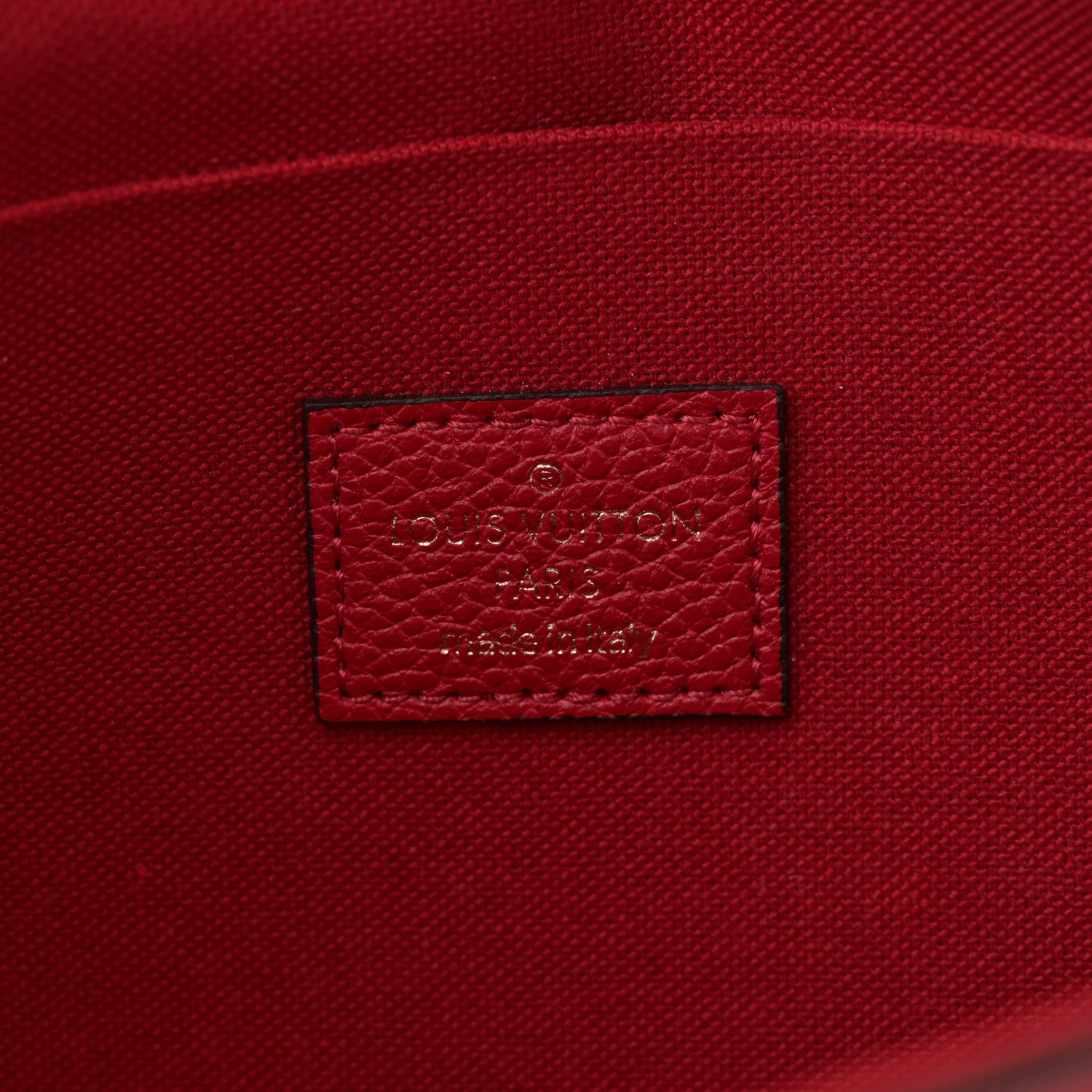 Louis Vuitton Empreinte Pochette Felicie Chain Wallet Scarlet 7 of 10
