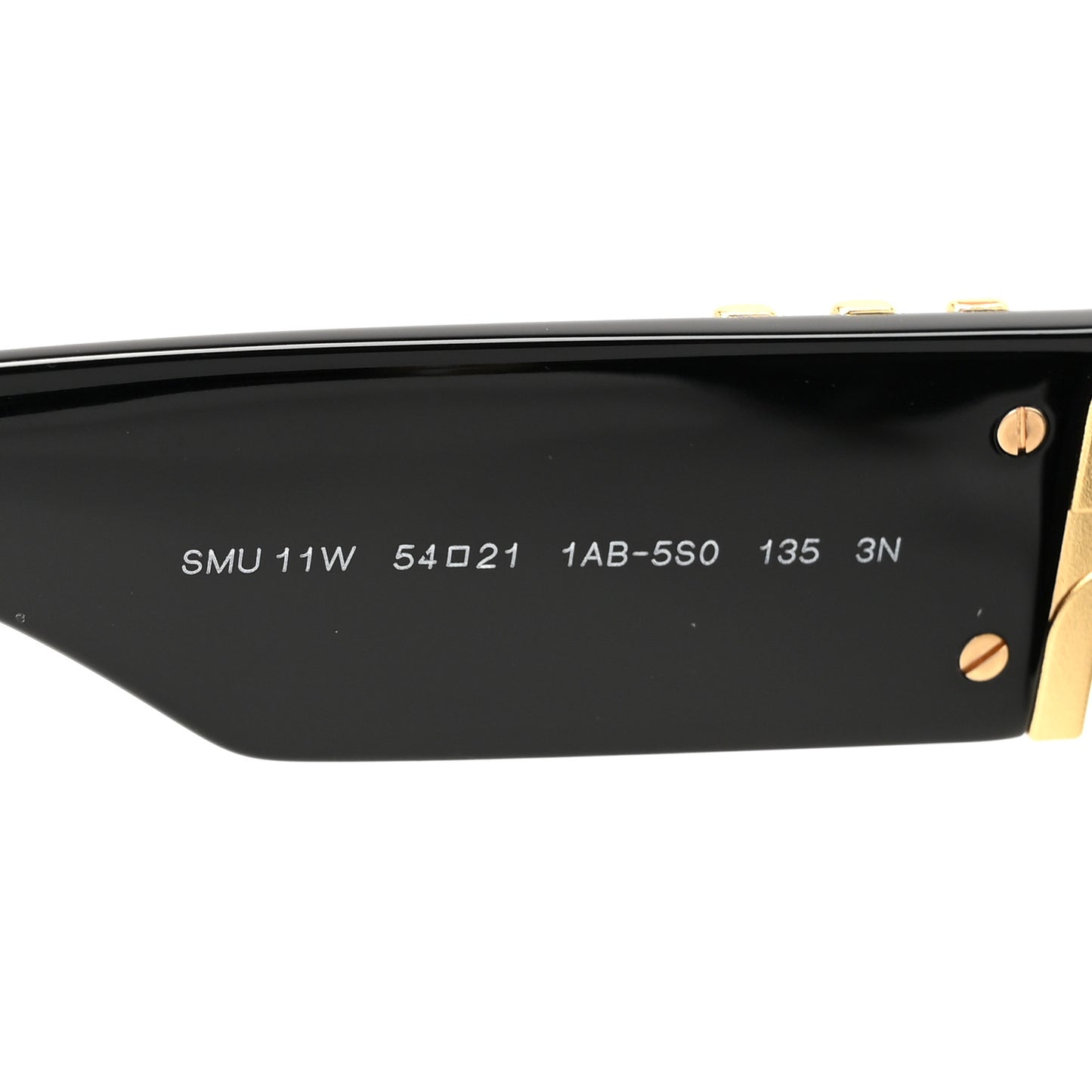 Acetate Oval Glimpse Sunglasses SMU11W Black